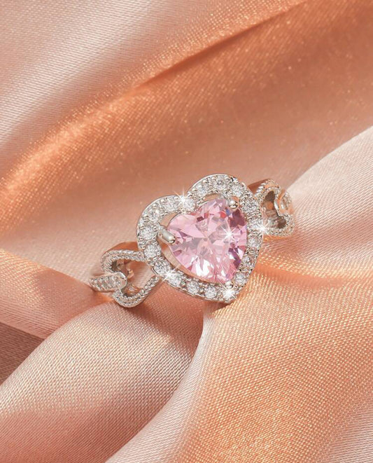 Pink heart shape ring 🩷